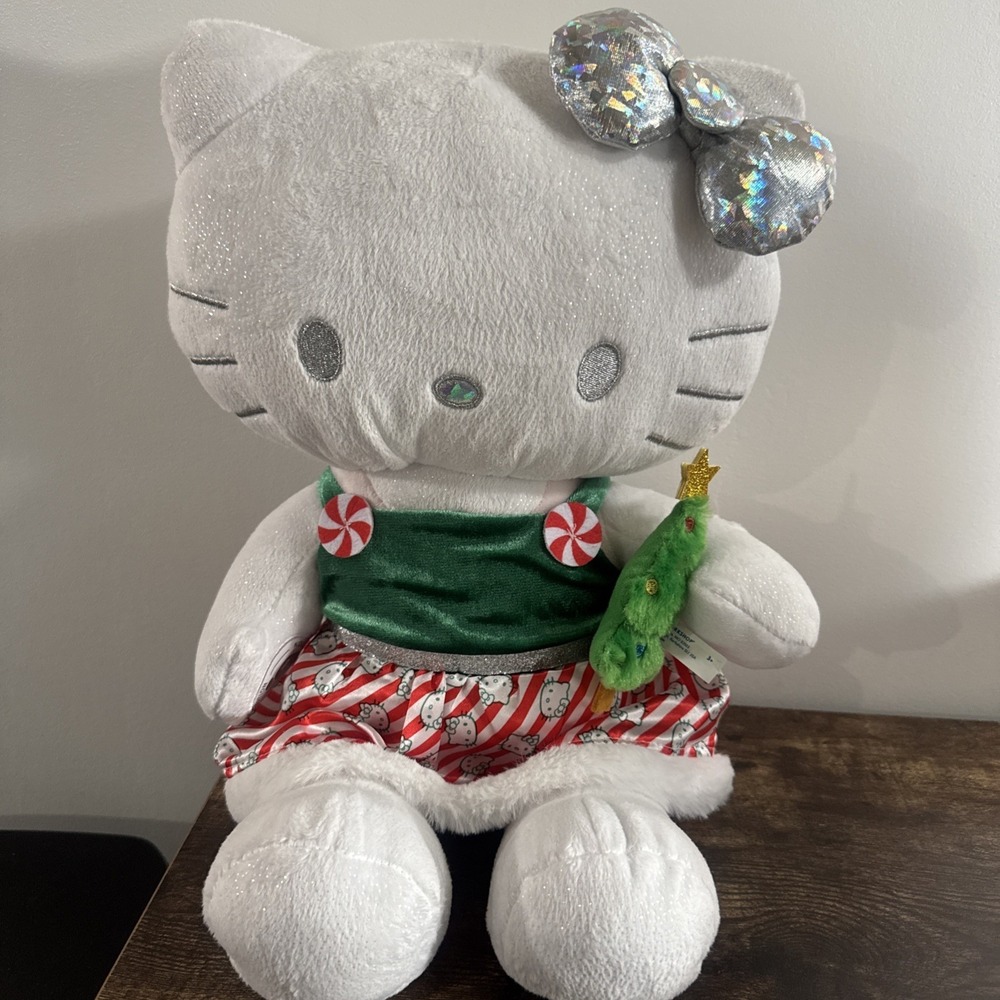 Build‎ a Bear Hello Kitty 25th Anniversary Exclusive 17" Plush With Dress Outfit
